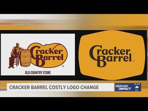 Cracker Barrel stock loses more than $90 million after logo change