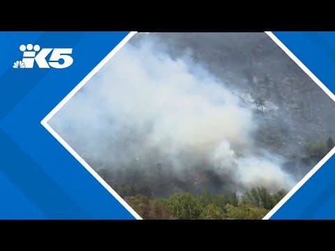 Rowena fire still burning near The Dalles
