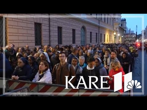 Thousands to see Pope Francis lying in state for second day