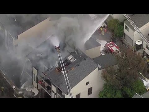 Multiple displaced following a fire inside condo in Carlsbad