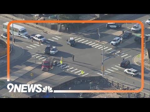 Aurora officer involved in crash attempting to join pursuit of stolen truck