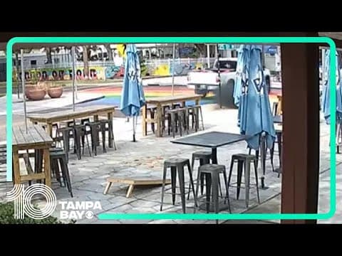 St. Pete Pride street mural defaced: surveillance video