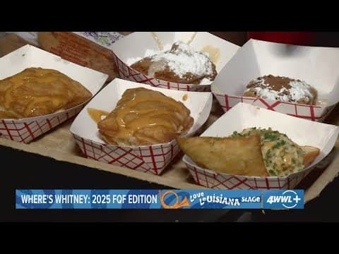 Loretta's Authentic Pralines a fan favorite at 2025 FQF, dishes out savory and sweet beignets