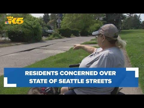 Residents concerned over the state of Seattle streets