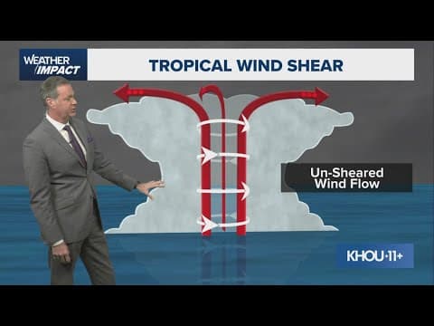 Tropical update: How wind shear could play a role in possible Gulf development