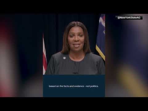 New York Attorney General Letitia James' full statement on Trump indictment