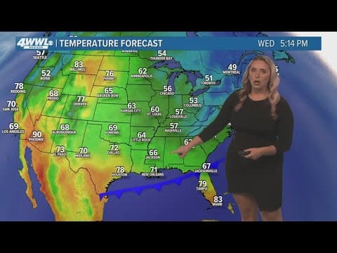 New Orleans Weather: Cold front arrives this week