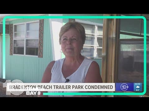 Bradenton Beach trailer park condemned due to storm damage
