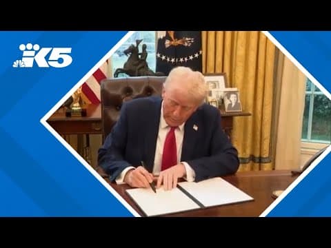 Global markets react as Trump announces he plans to go forward with tariffs on Mexico, Canada