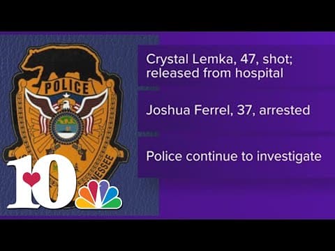 Man charged, woman recovering after Sevierville motel shooting