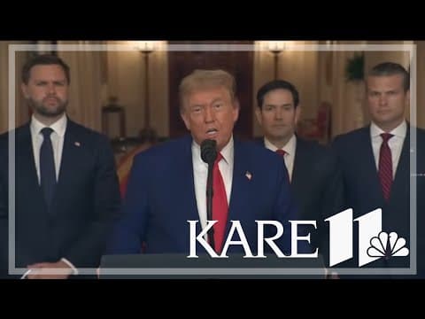 Trump says Iran's key nuclear sites were 'completely and fully obliterated' by US airstrikes