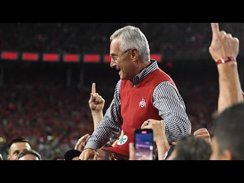 Ohio State’s 2002 national championship team honored during Notre Dame game