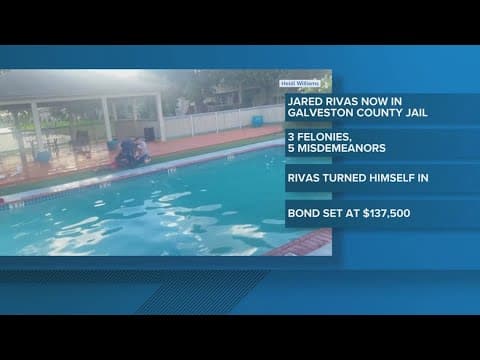 Former Galveston officer arrested after being indicted on 8 charges in poolside brawl
