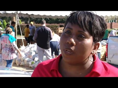 Francine victims volunteer to help others