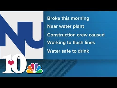 Newport Utilities fixes 'major water line damage' caused by construction