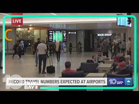 Record travel numbers expected at airports for Thanksgiving