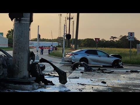 Sheriff: Two dead in fiery crash in northeast Harris County