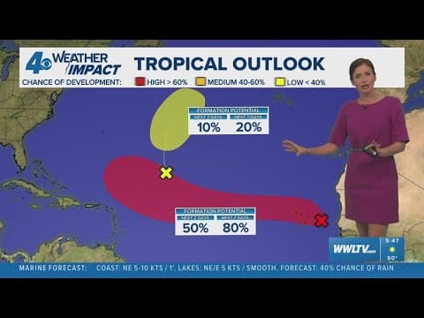 Sunday 5 PM Tropics Update: Invest 97L heads out over the Atlantic