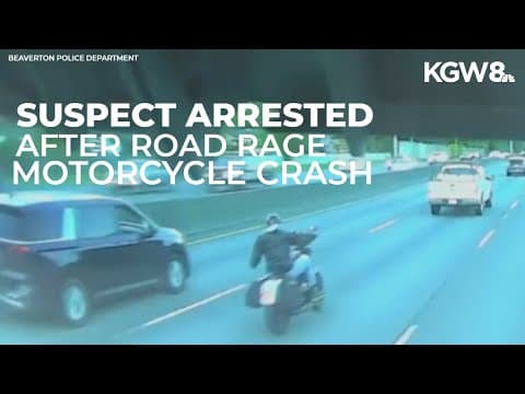 Beaverton police arrest driver suspected of running motorcyclist off Highway 26