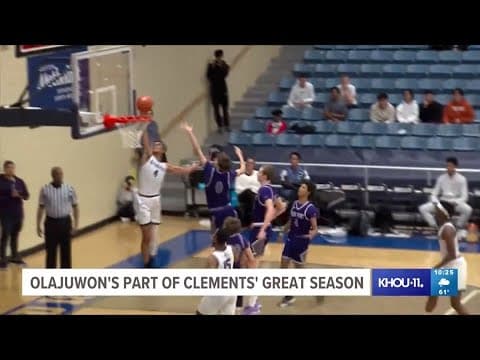 Clements High School boys basketball team featuring two of Hakeem Olajuwon's sons remains undefeated