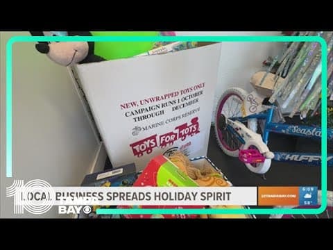 Local business collecting toy donations, offering free oil change