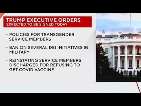 Trump expected to sign new military executive orders