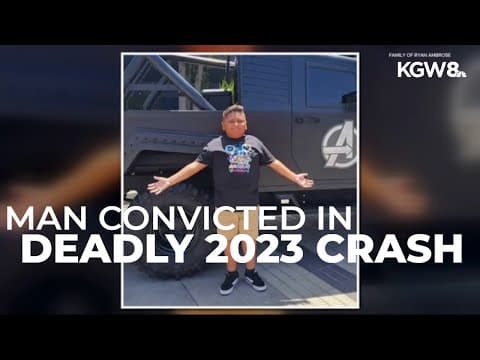 Man convicted after running red light, killing 11-year-old in Portland crash