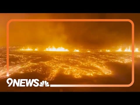 Iceland: Volcano erupting on Reykjanes peninsula