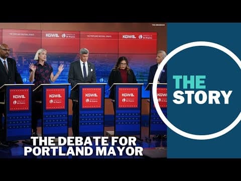 Highlights from the Portland mayoral debate, and an unlikely leader in the race