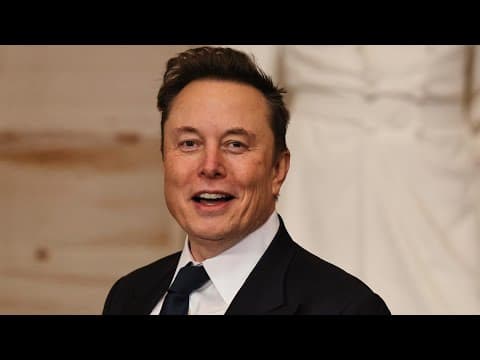 Elon Musk arrives on Capitol Hill for Donald Trump's second presidential inauguration