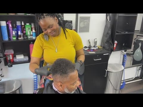 Females getting into the barbershop game