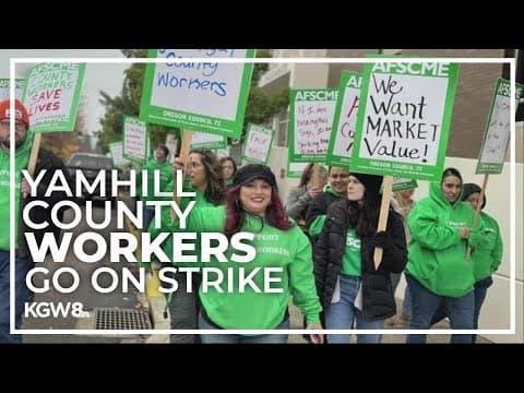 Yamhill County workers prepare to go on strike Friday