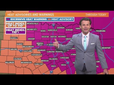 DFW Weather: Dangerous heat continues for North Texas this weekend