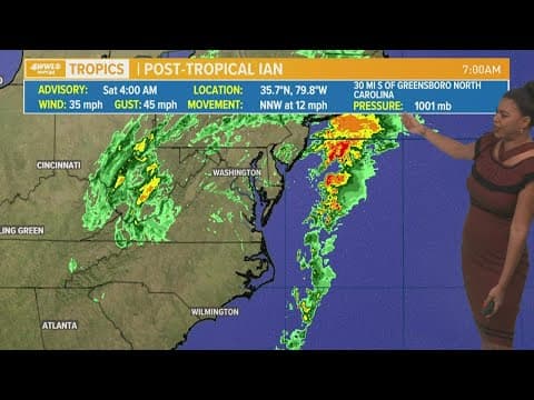 Saturday morning tropical update: Ian and a system off of Africa