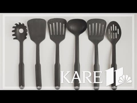 Black plastic kitchen tools may leak toxins