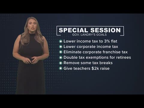 The Breakdown: Gov. Landry hopes to swap income tax for sales tax in special session