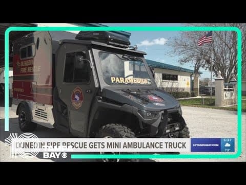 Dunedin Fire Rescue becomes the first department in the Tampa Bay area to get a new miniature ambula