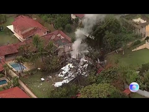 Plane crashes in Brazil's Sao Paulo state, killing all 61 aboard, airline says