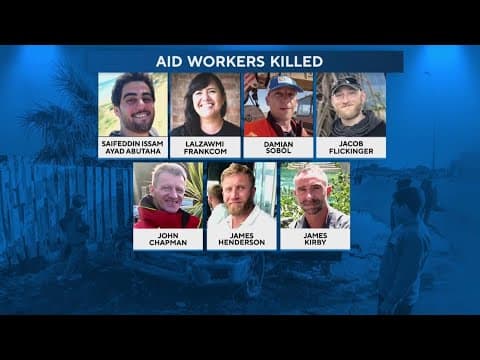 Chef José Andrés mourns 7 World Central Kitchen aid workers killed in Gaza
