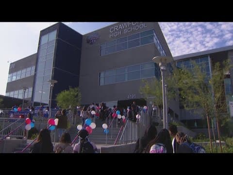 First day of school at San Diego Unified School District