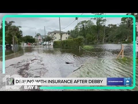 Dealing with home or vehicle damage from Debby? We VERIFY what to do next with insurance
