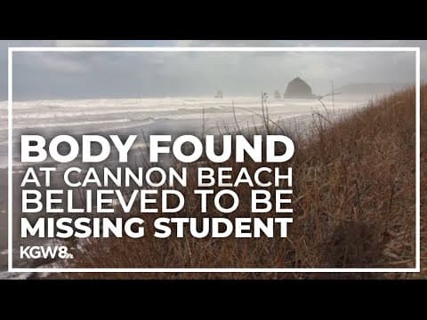 Body found on Oregon coast beach believed to be missing Beaverton student, police say