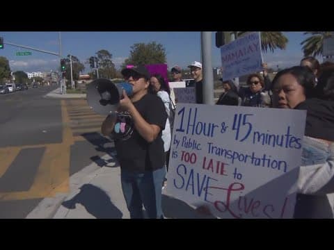Healthcare workers rally in South Bay over shut down maternity ward