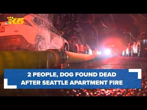 2 people and their dog found dead after fire inside apartment
