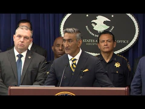FBI Houston, US Attorney's Office announce arrests in drug sting across Houston