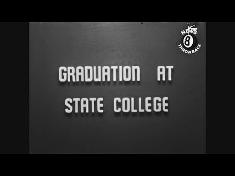 San Diego State College Graduation 1955