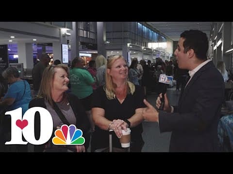 Travelers trying to stay positive as their flight was canceled due to worldwide IT outage