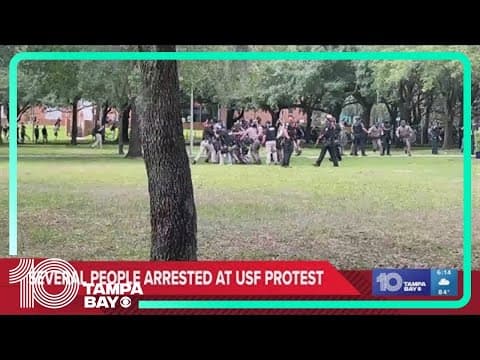 Police at USF disperse protesters with tear gas amid pro-Palestinian campus demonstrations