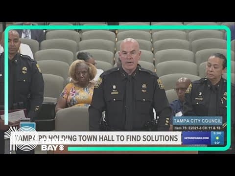 Recent rise in gun violence sparks Tampa town hall