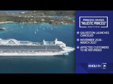 Princess Cruises cancels multiple months of scheduled cruises out of Galveston